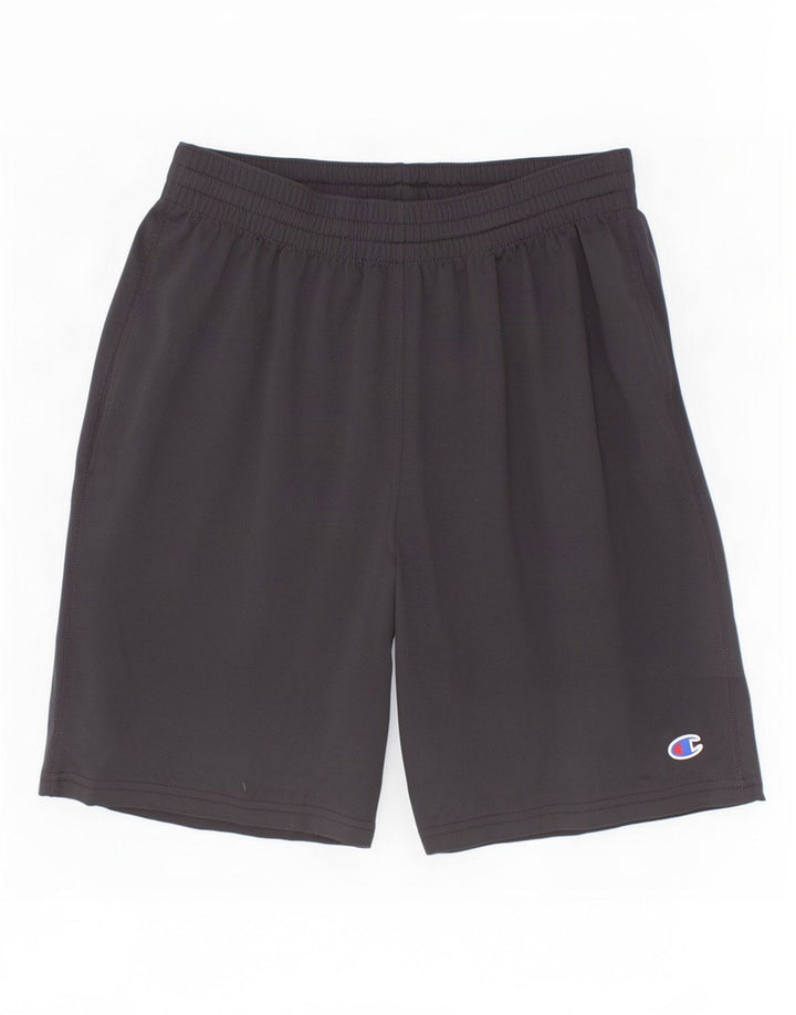 Champion Short de Sport Garçon 13-14 Ans XL Noir Polyester