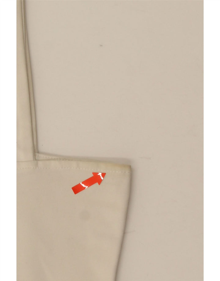 Zara Femme Crop Top UK 8 Petit Viscose Blanc