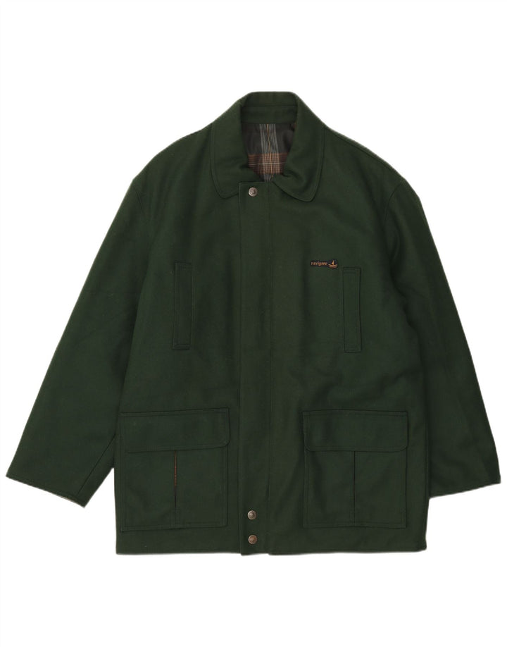Navigare Veste réversible pour homme UK 38 Laine vert moyen