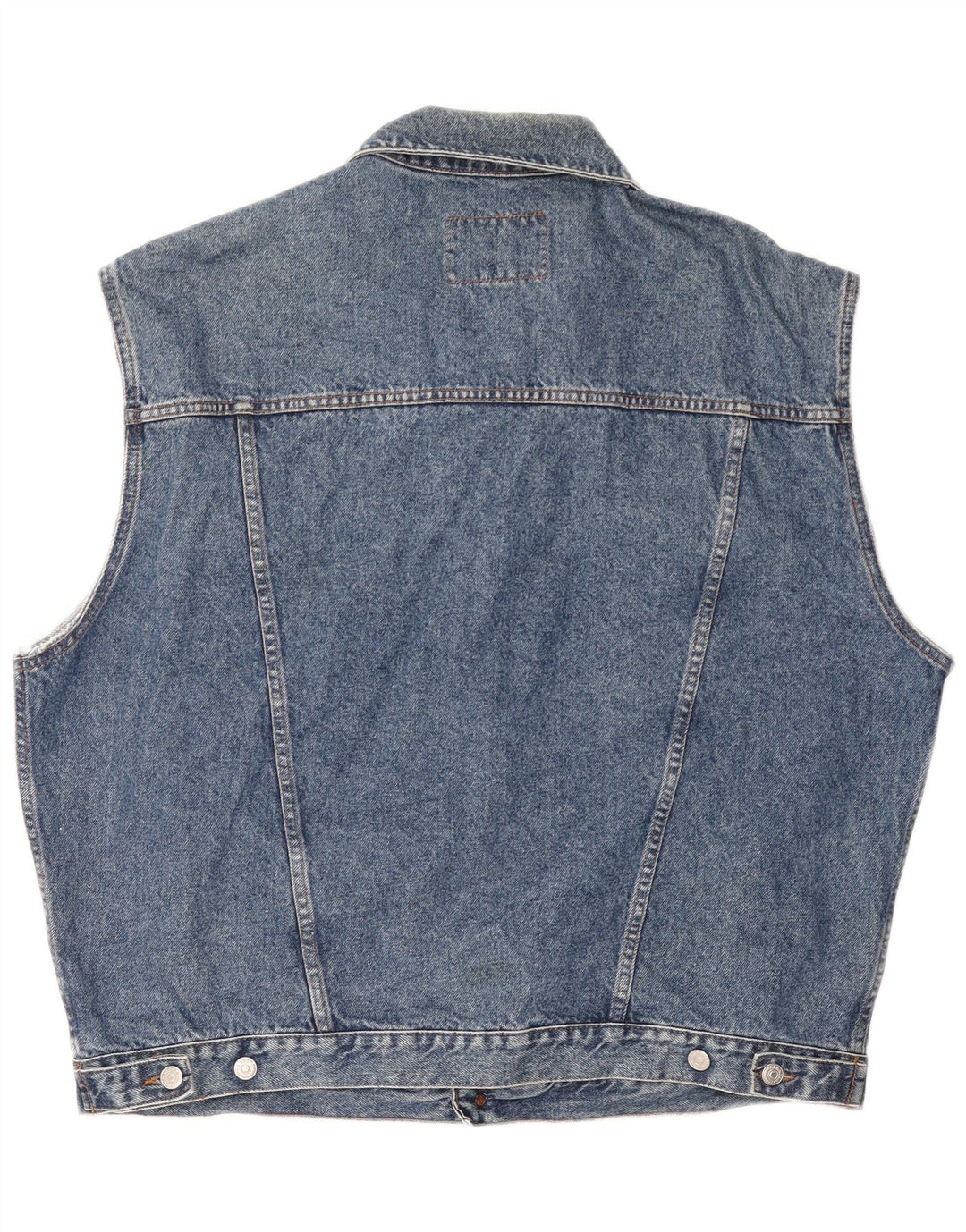CARRERA Gilet en jean pour homme UK 44 2XL Bleu Coton