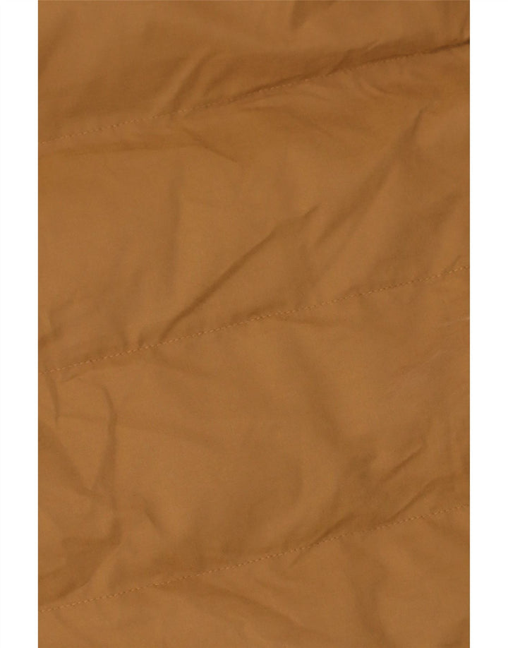 Superdry Manteau rembourré à capuche pour femme UK 12 Polyester beige moyen
