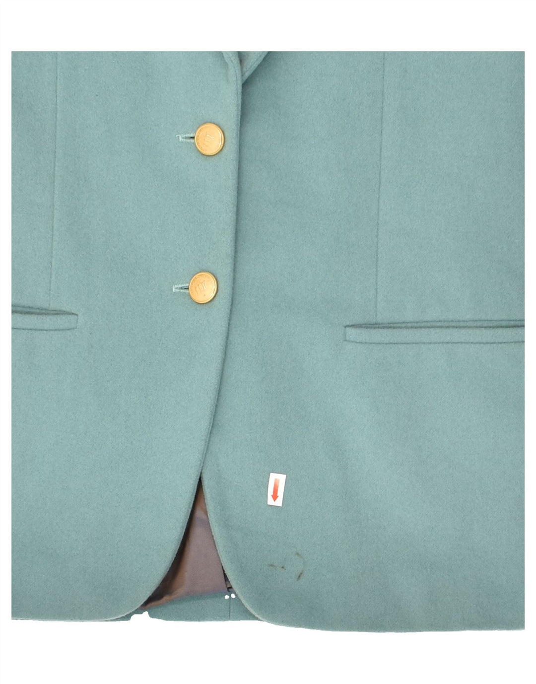 HENRY COTTONS Veste Blazer 2 Boutons Femme IT 40 Petit Vert