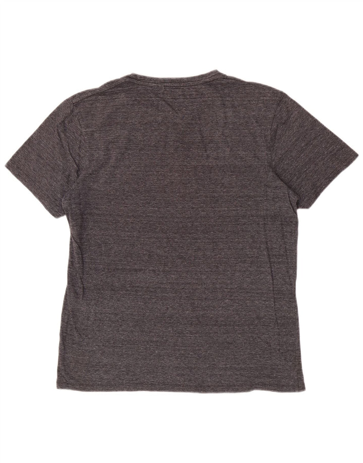 Levi's T-Shirt Femme UK 16 Large Gris Moucheté