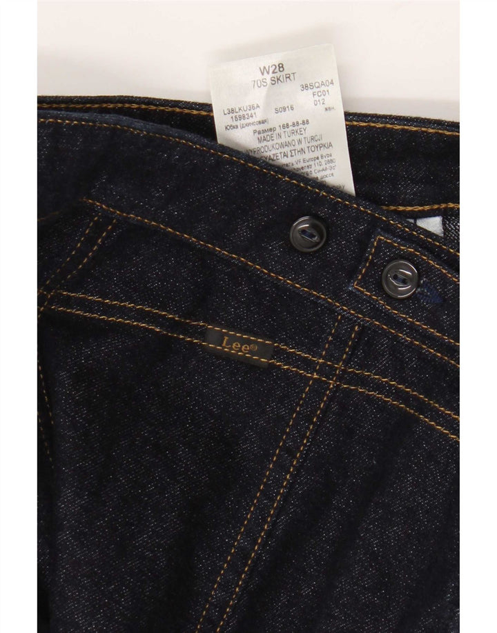 Lee Jupe en Jean Femme W28 Coton Bleu Marine Moyen