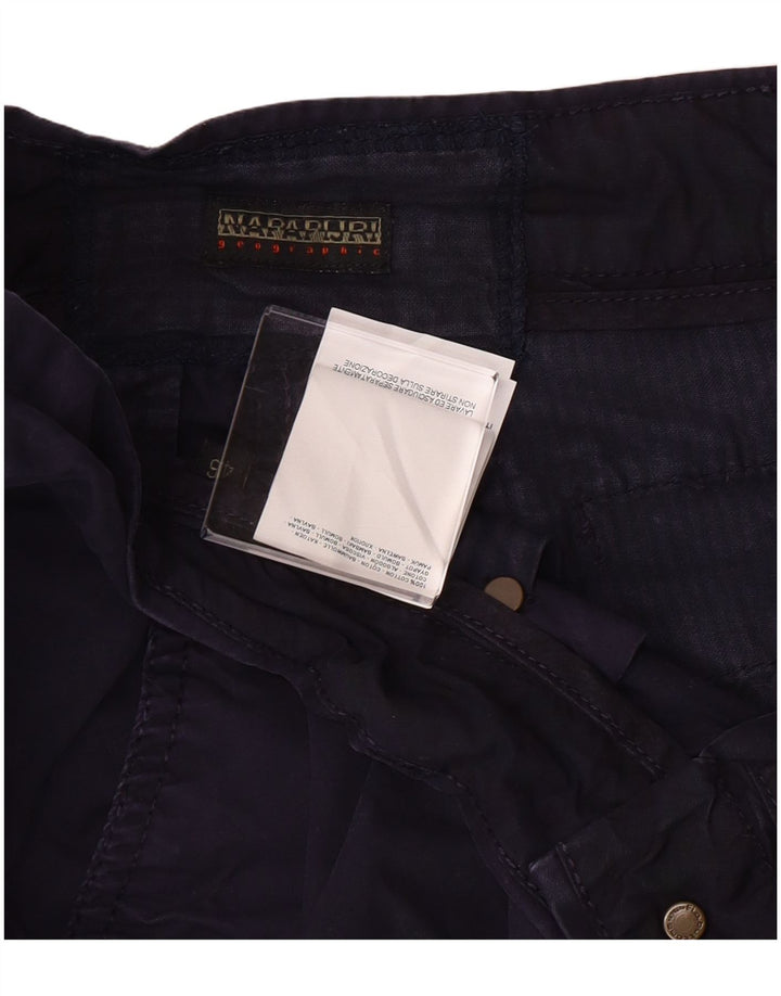 Napapijri Short Cargo Homme IT 46 Petit Bleu Marine Coton