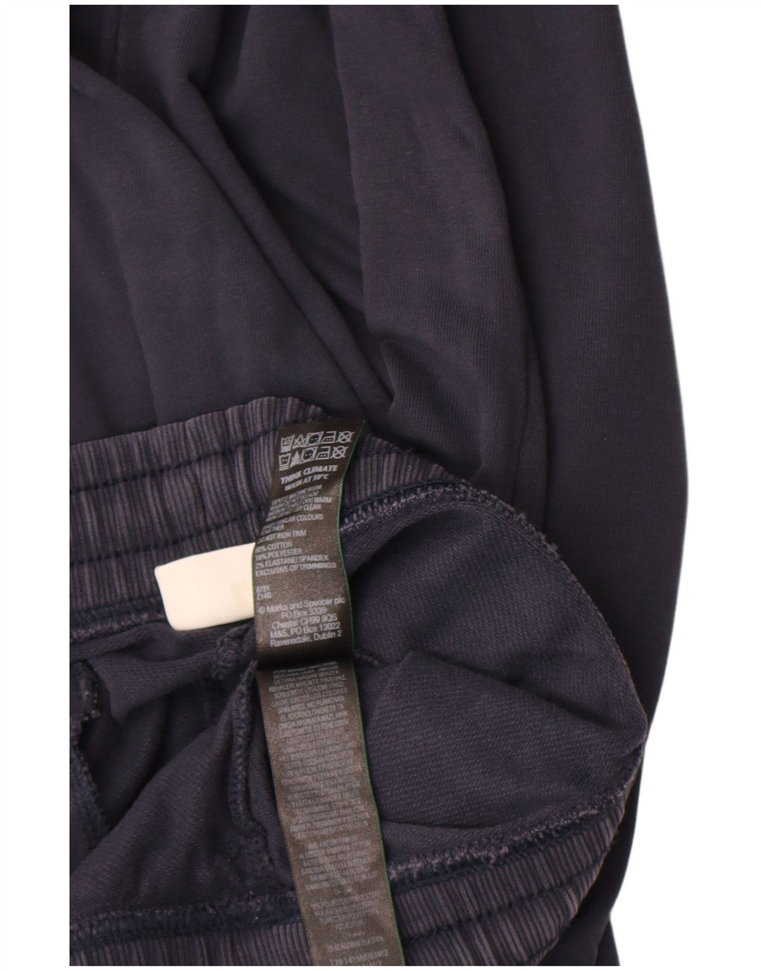 Marks & Spencer Pantalon de survêtement pour homme 2XL Bleu marine Coton