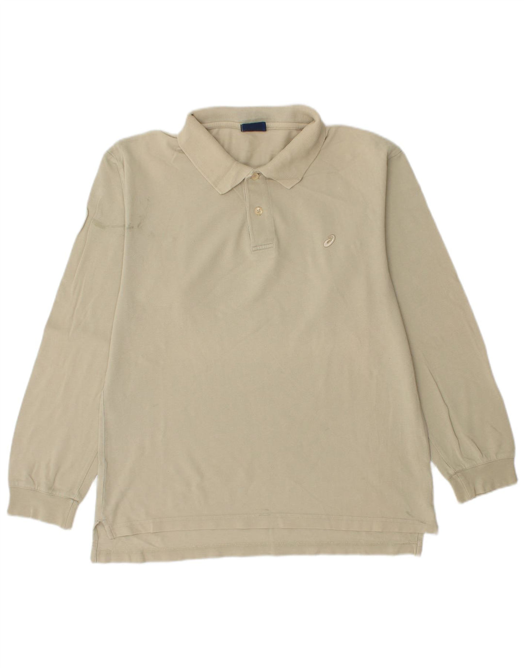 Asics Polo à manches longues pour homme Petit Beige