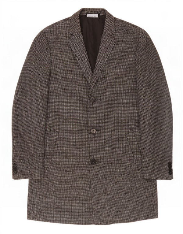 Marks & Spencer Manteau pour homme UK 40 Large laine grise