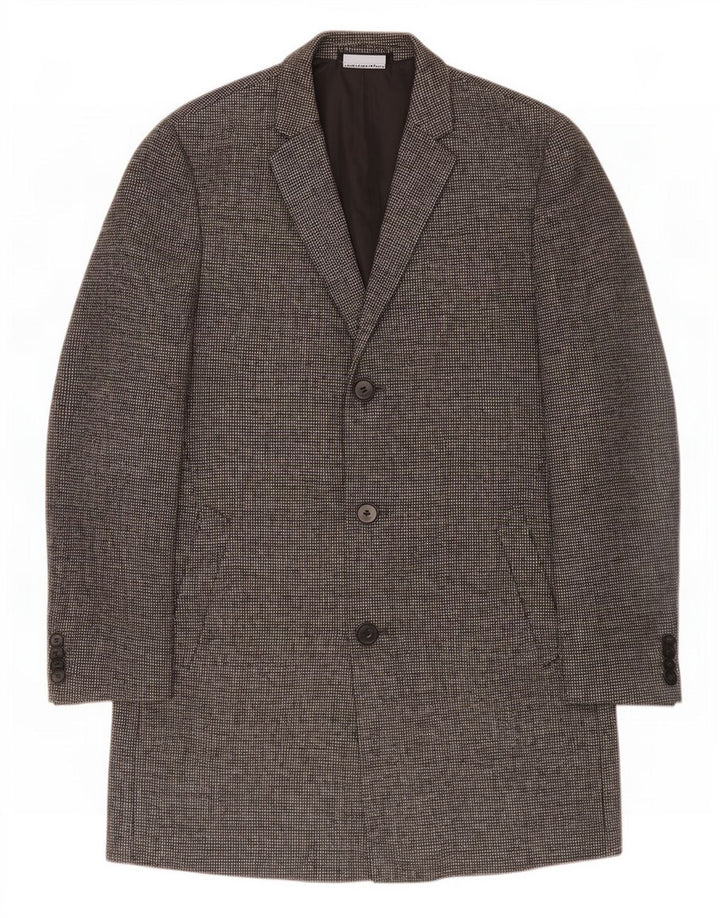 Marks & Spencer Manteau pour homme UK 40 Large laine grise