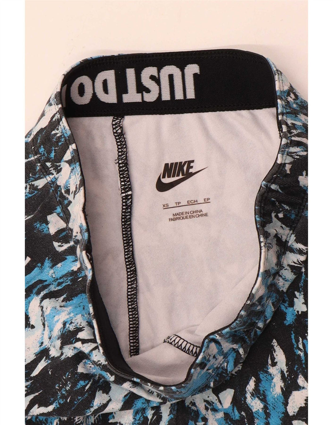 Leggings Nike Femme UK 4 XS Camouflage Multicolore
