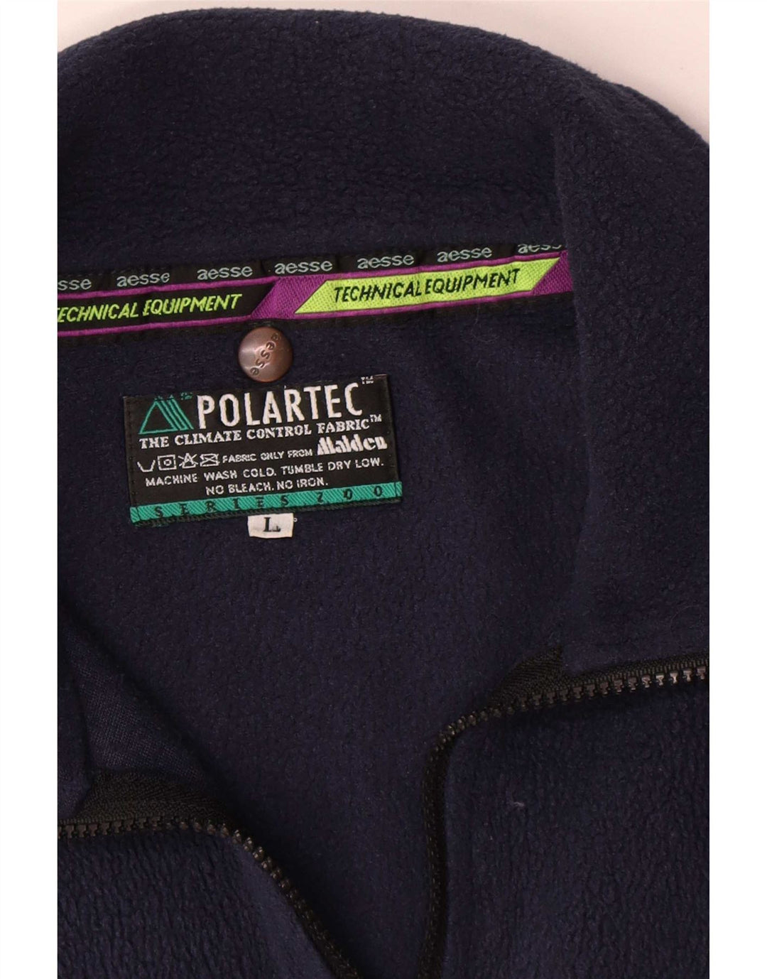 Aesse Veste Polaire Homme UK 40 Large Bleu Marine Polyester