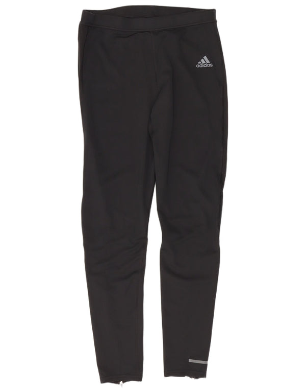 Adidas Femmes Aeroready Leggings UK 14 Grand Noir Polyester