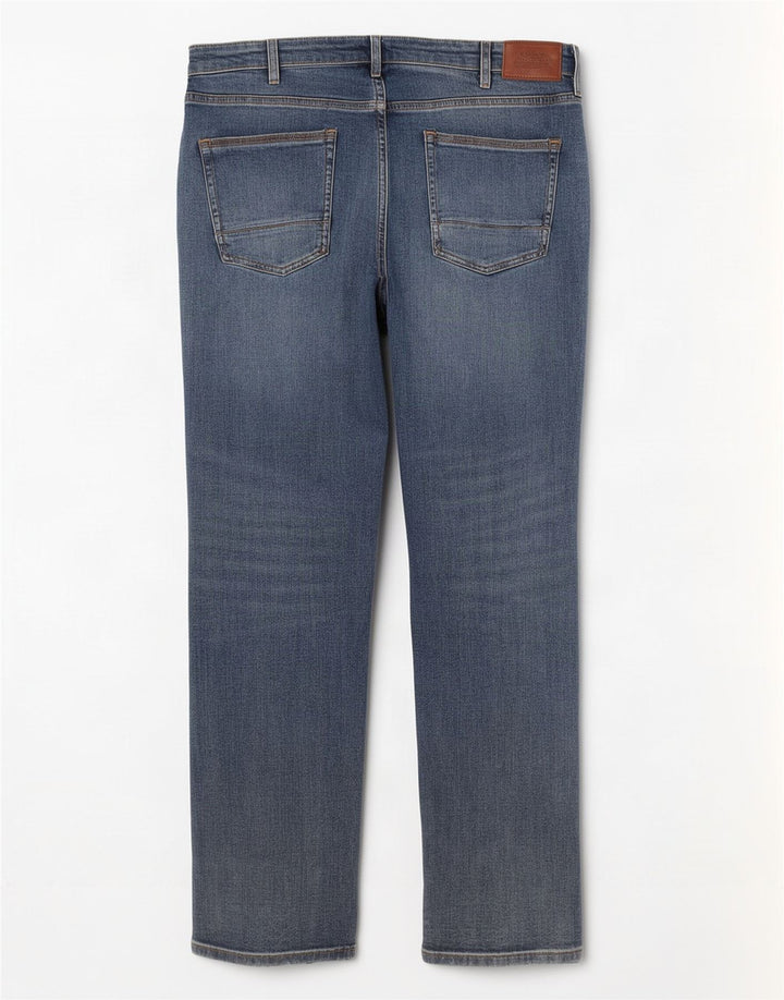 Marks & Spencer Jean droit homme W36 L29 bleu coton