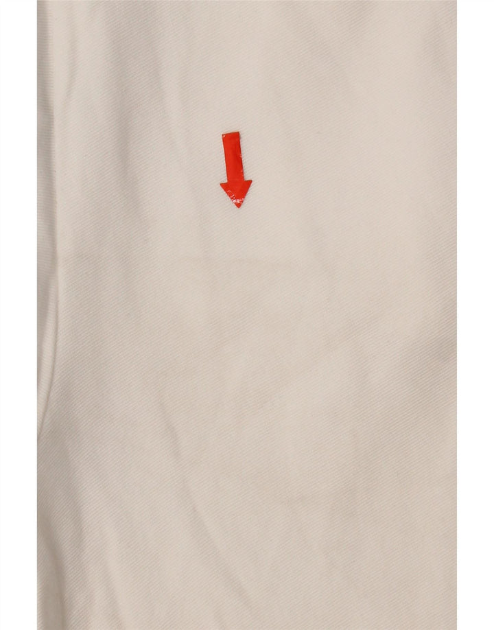 Zara Short de sport homme petit coton blanc