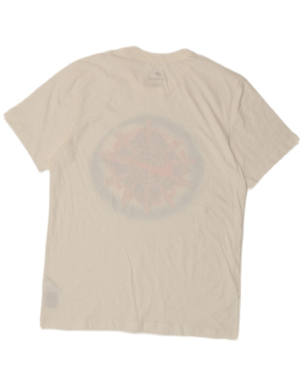 Nike T-shirt graphique pour homme en coton blanc moyen