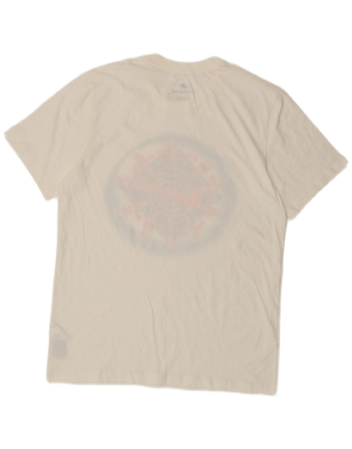 Nike T-shirt graphique pour homme en coton blanc moyen