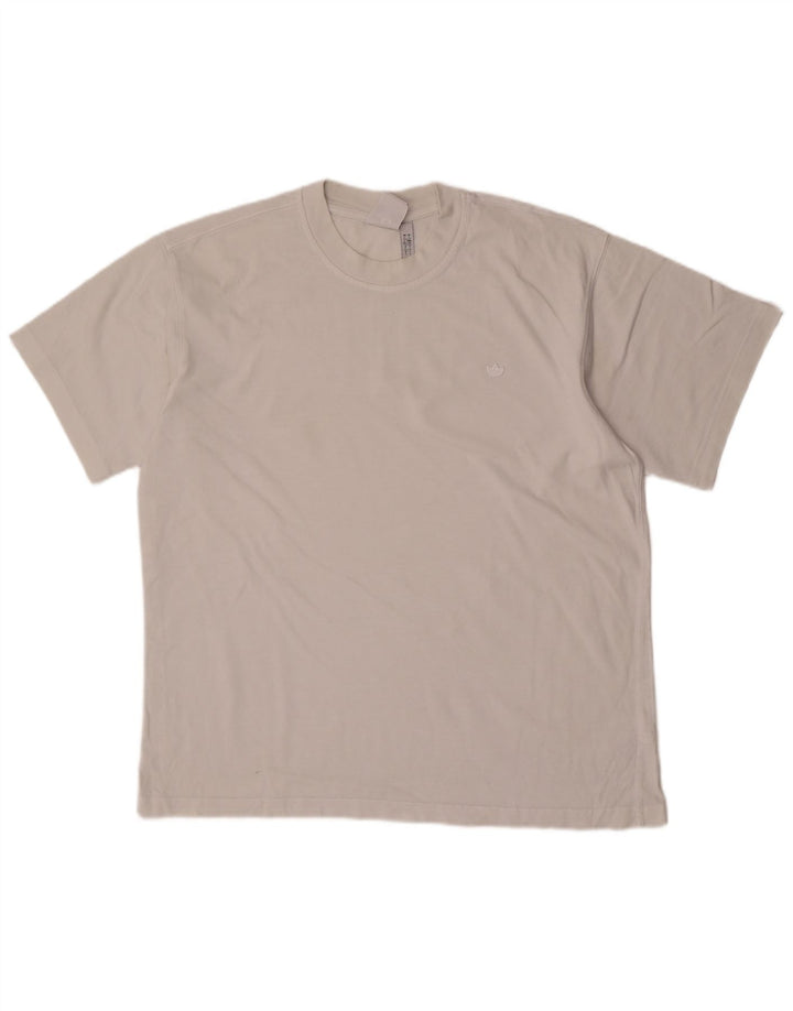 Adidas T-Shirt Homme Haut Grand Coton Blanc