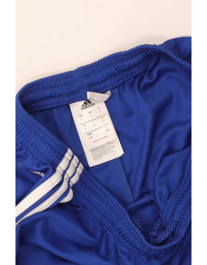 Adidas Hommes Climalite Sport Shorts Grand Bleu Polyester