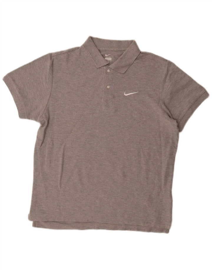 NIKE Polo Homme Grand Gris Coton