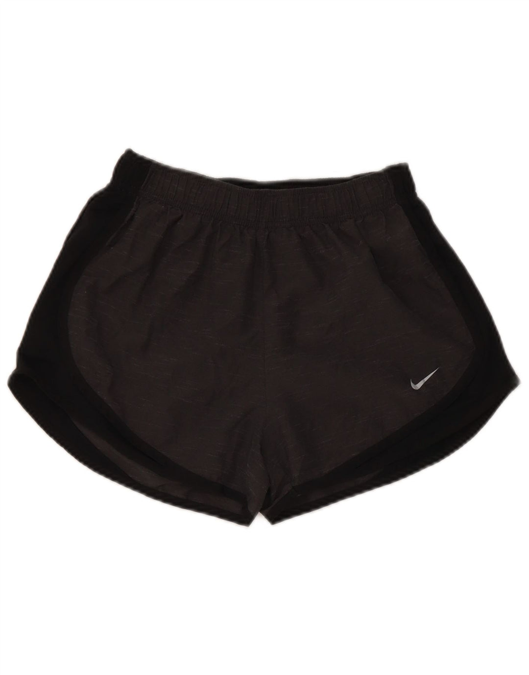 Nike Short de sport pour femme UK 8 Small Gris Colorblock Polyester