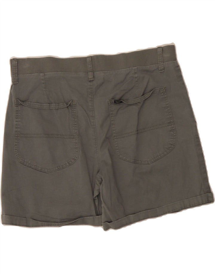 LEE Womens Chino Shorts US 16 2XL W36 Grey Cotton Vintage Lee and Second-Hand Lee from Messina Hembry 