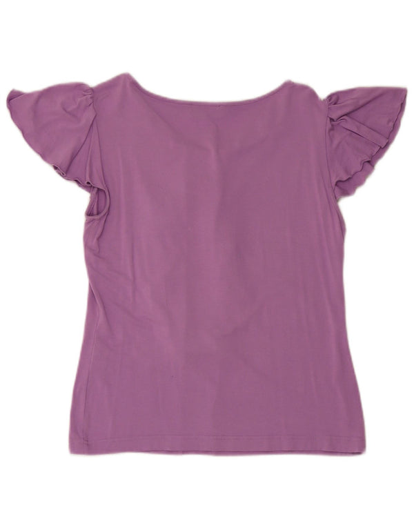 Luisa Spagnoli T-shirt pour femme UK 14 Large Violet