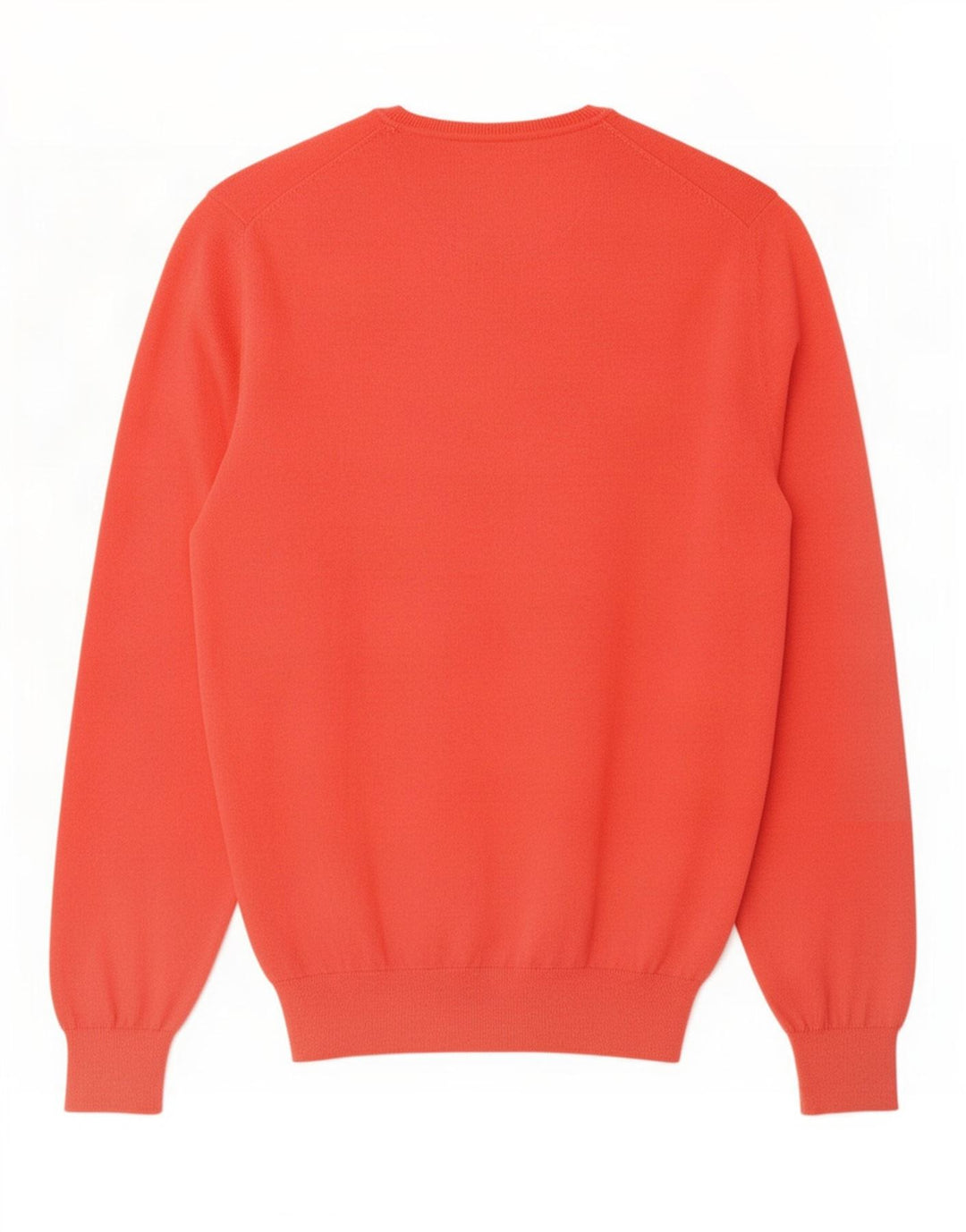 Massimo Dutti Pull col V pour homme en coton rouge Taille L