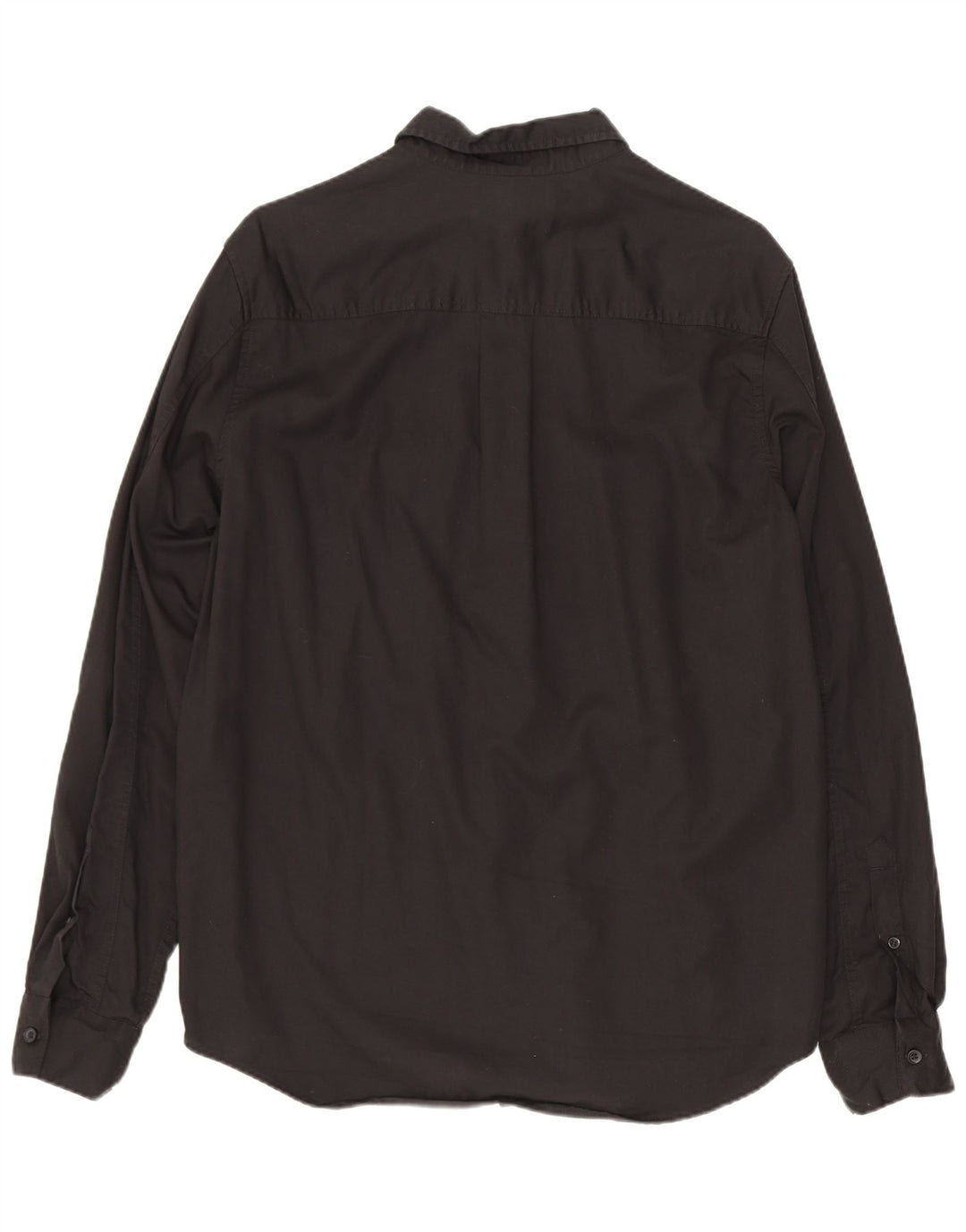 Cos Chemise Regular Fit Homme Petit Lyocell Noir