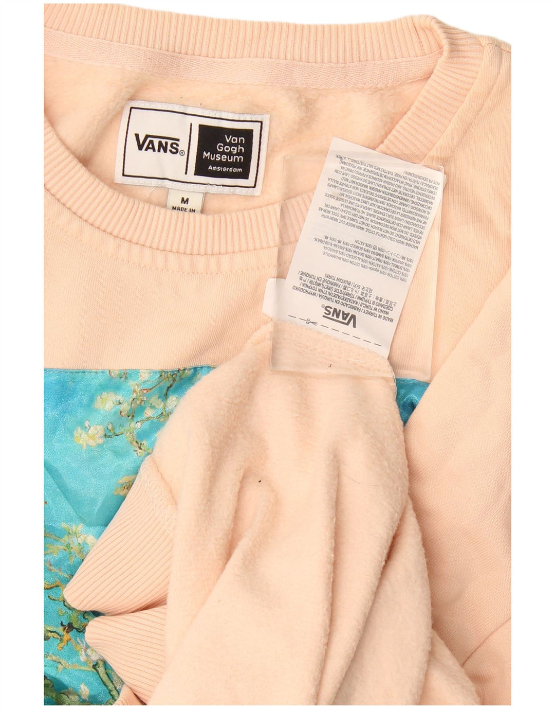 Vans Sweat-shirt graphique pour homme en coton rose moyen