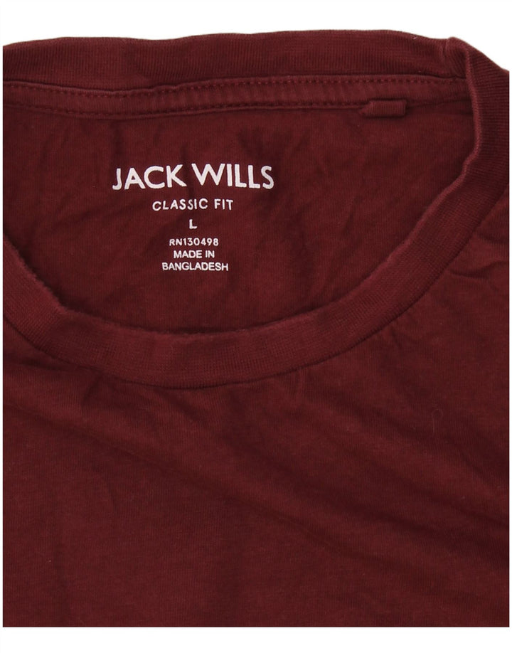 JACK WILLS T-shirt coupe classique pour homme, grand marron