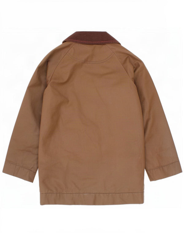 Joules Veste en coton ciré fille 4-5 ans marron