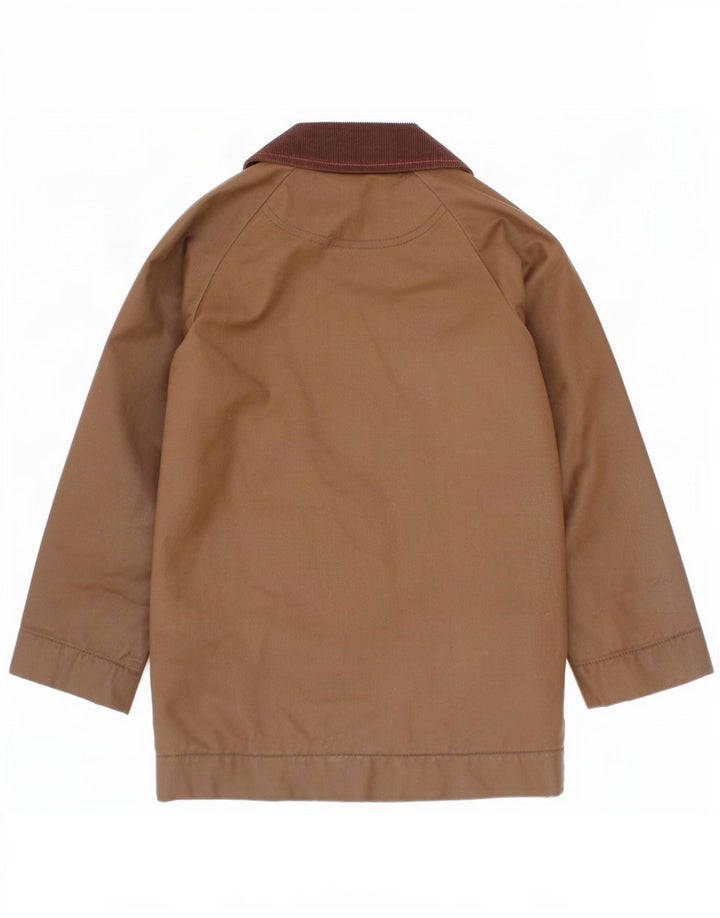 Joules Veste en coton ciré fille 4-5 ans marron