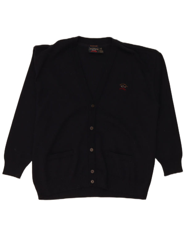 Paul & Shark Yachting Cardigan Pull XL Bleu Marine Laine