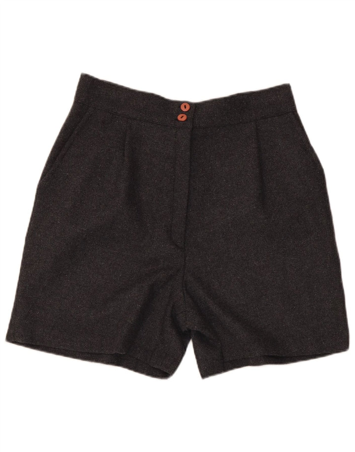 vintage Femmes Casual Shorts Grand W30 Gris Polyester