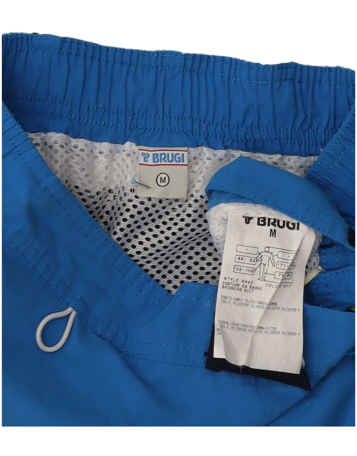 Brugi Short de Bain Homme Bleu Moyen Colorblock Polyester