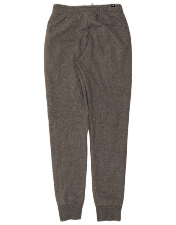 Puma Pantalon de survêtement pour homme en coton gris Small