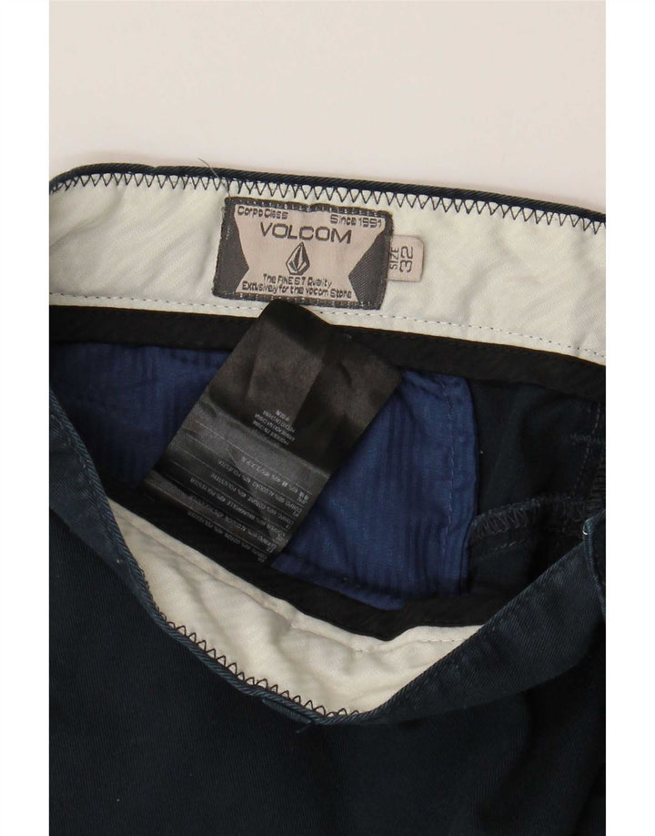 Volcom Short Chino Homme W32 Coton Bleu Marine Moyen