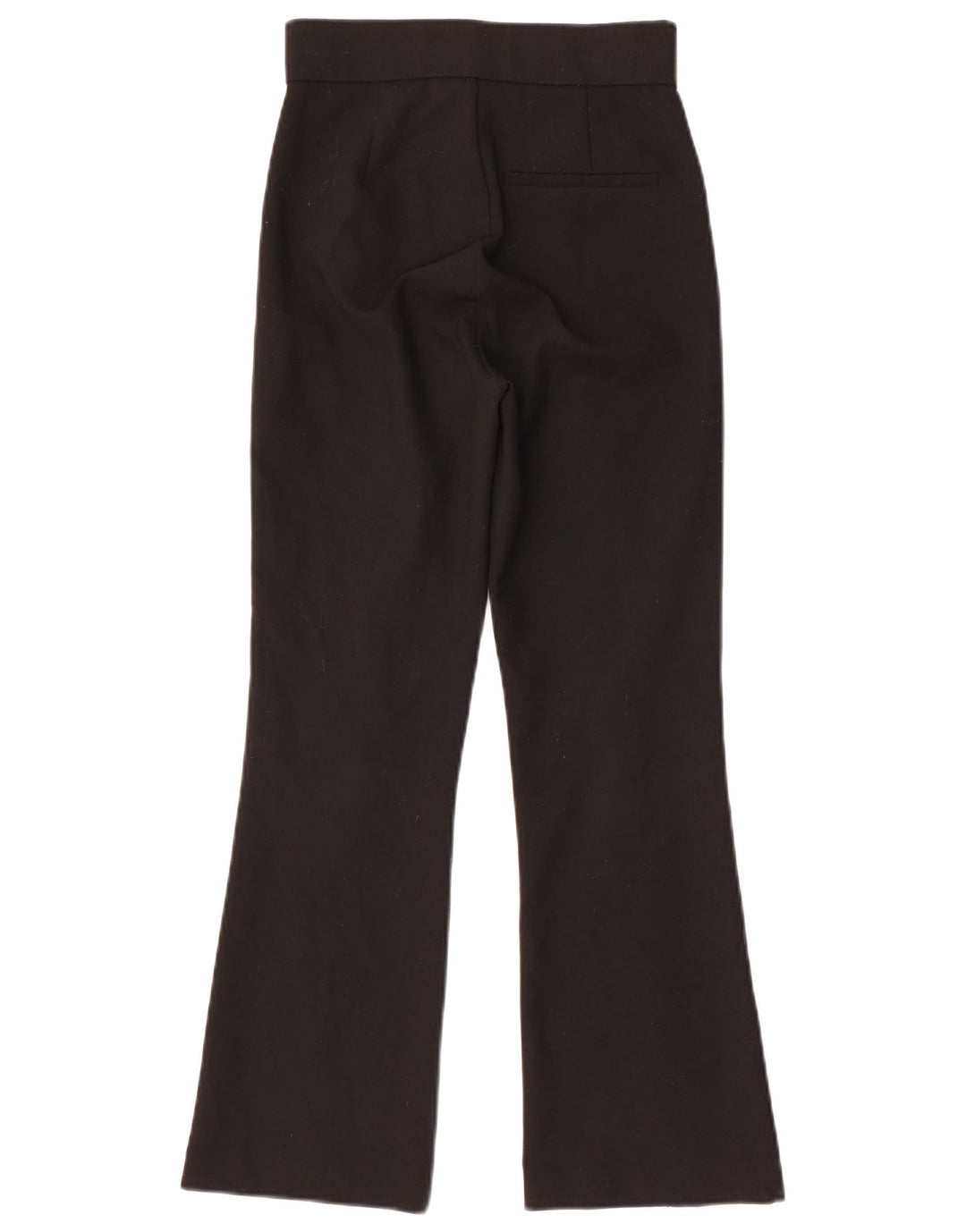 Pantalon de costume bootcut femme ZARA XS W24 L27 noir polyester