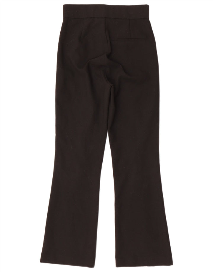 Pantalon de costume bootcut femme ZARA XS W24 L27 noir polyester
