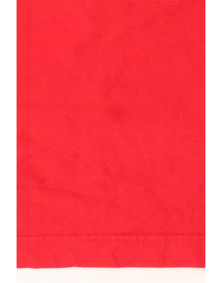 Reebok T-Shirt Homme Haut Large Rouge Coton