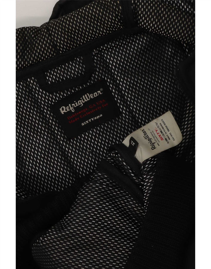 Refrigiwear Veste matelassée à capuche Sixty Spa pour homme UK 42 XL Noir Polyester