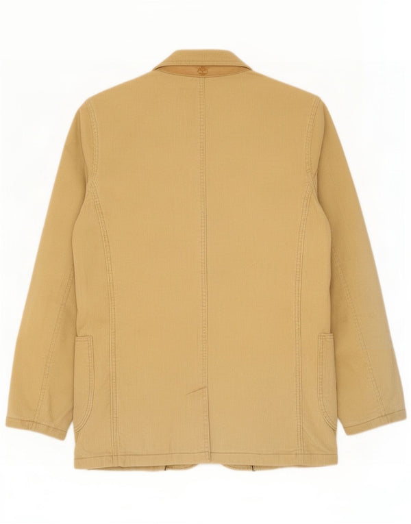 Timberland Mens 3 Button Corduroy Blazer Jacket UK 38 Medium Beige Cotton