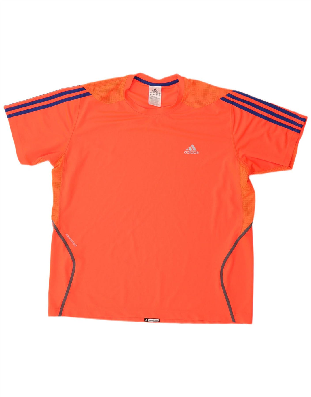 ADIDAS T-Shirt Homme Haut Large Rouge Polyester