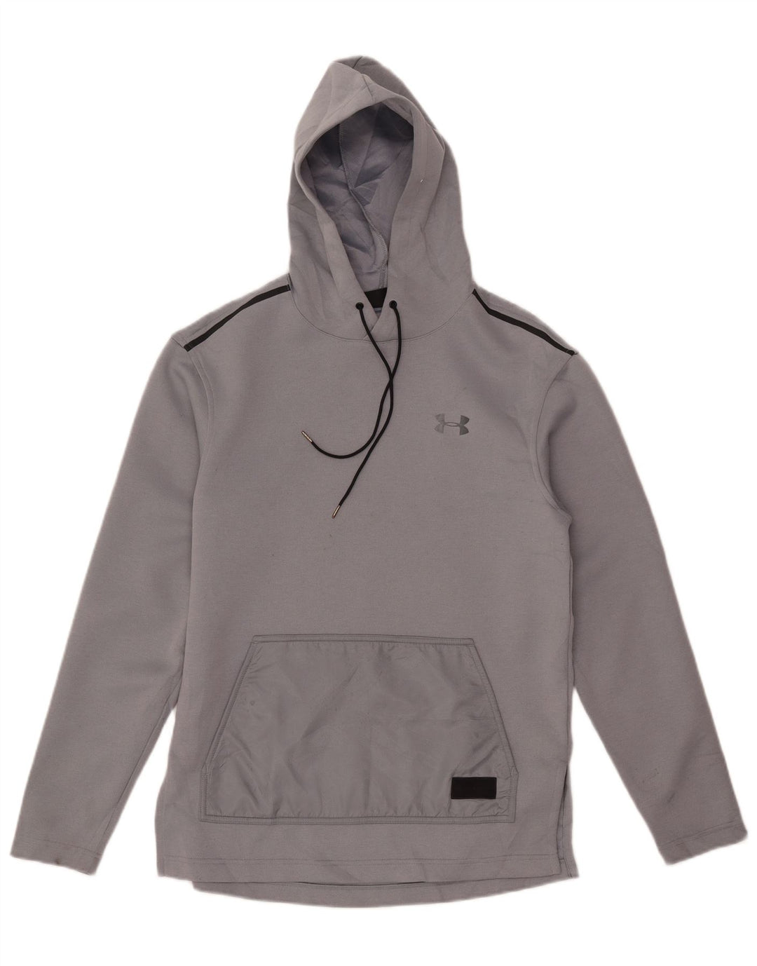 Under Armour Pull à Capuche Cold Gear Graphic Homme Gris Moyen Polyester