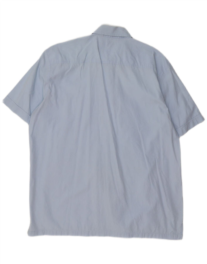 Levi's Chemise à Manches Courtes Homme Bleu Coton Large