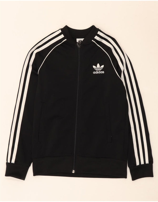 Veste de survêtement Adidas Garçon 8-9 ans Noir Polyester