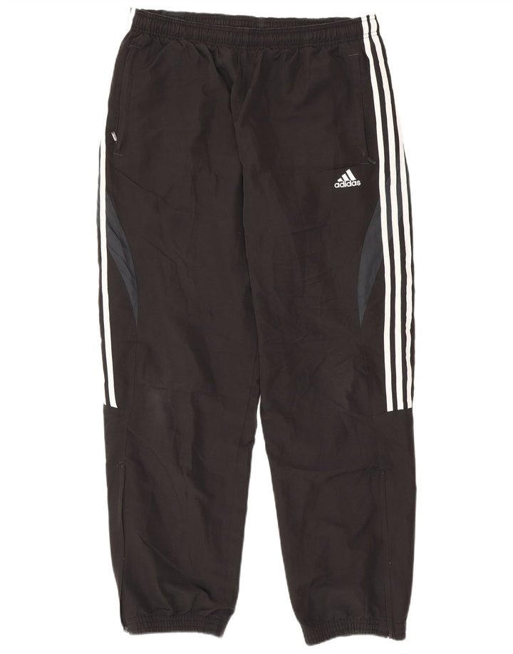 Adidas Pantalon de survêtement pour homme Pantalon de jogging Large Noir Colorblock Polyester