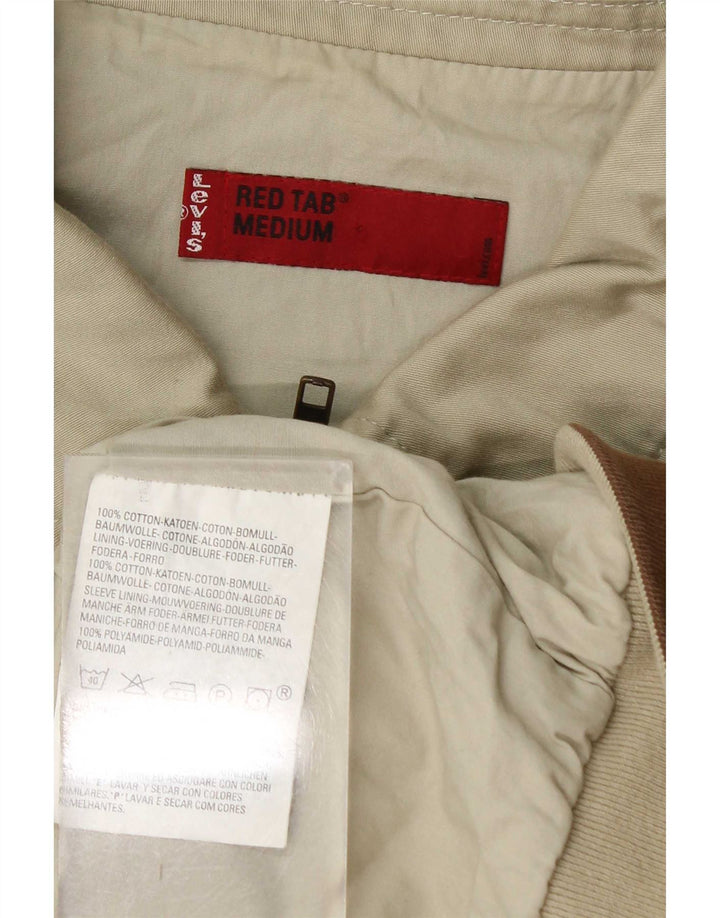 Levi's Veste Bomber Homme UK 38 Coton Beige Moyen