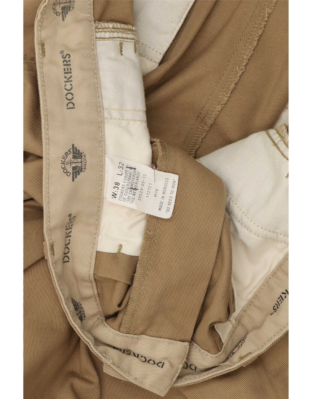 Dockers Pantalon Cargo Pegged Homme W38 L32 Beige