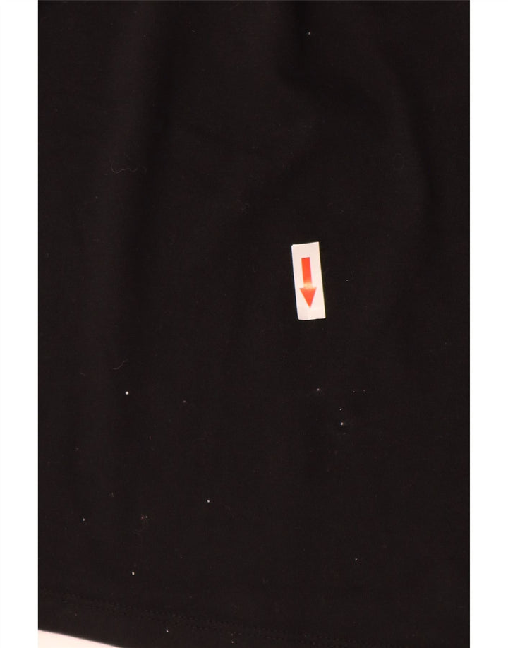 Levi's T-Shirt Graphique Femme UK 14 Noir Moyen